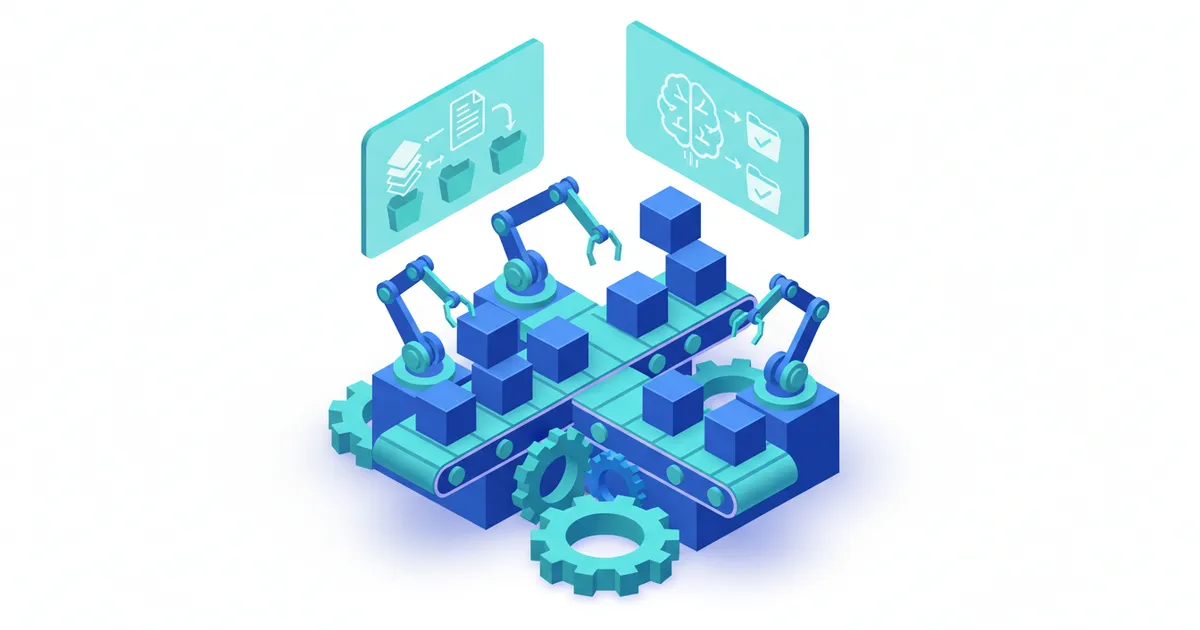 Illustration for AI Document Classification: Sorting & Routing โ Automation