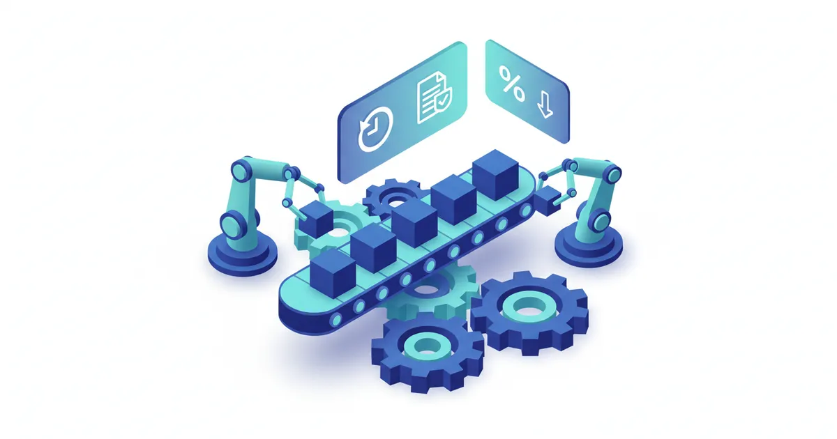 Illustration for Verificación documental automatizada: reduzca el tiempo — Automatización