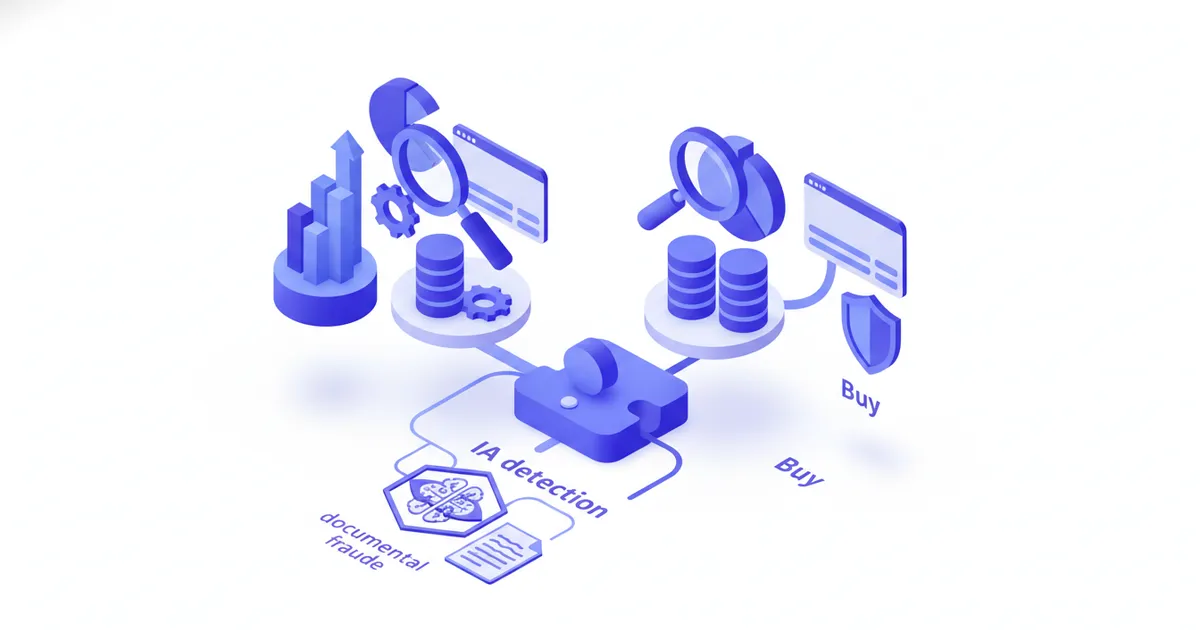 Illustration for Build vs Buy: detección IA de fraude documental — ¿desarrollar en casa o comprar solución especializada? — Datos