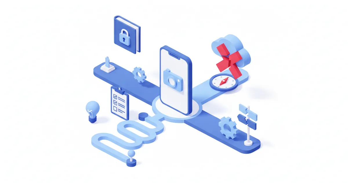 Illustration for In-App Camera Capture vs File Upload: Fraud Risk Compared โ Guide