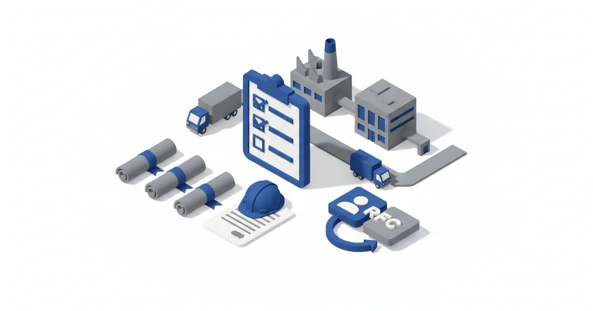 Illustration for Checklist de documentos para dar de alta proveedores: cruce de la identidad de empresa — Industria