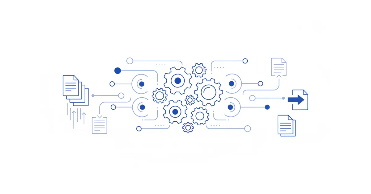 Illustration for Clasificación de documentos con IA: ordenación y enrutamiento automático — Automatización