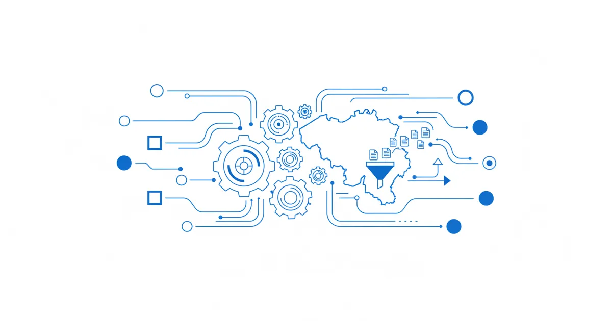 Illustration for Classification de documents par IA : tri et routage automatique en Belgique — Automatisation
