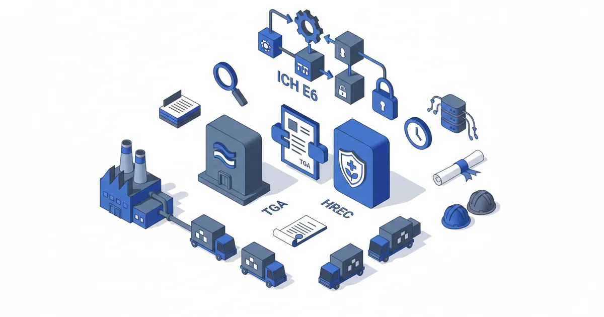 Illustration for Clinical Trial Document Verification in Australia: TGA, HREC and ICH E6 Requirements โ Industry