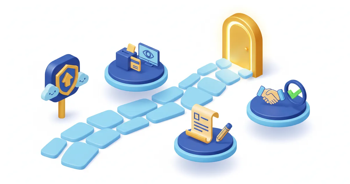 Illustration for Kunden-Onboarding Best Practices: weniger Reibung — Leitfaden