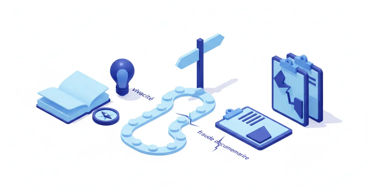 Illustration for Liveness Detection vs Document Forgery Detection: Key Differences โ Guide