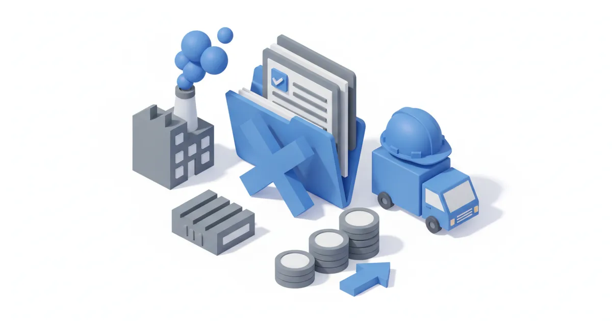 Illustration for Documentos para un préstamo a pymes: cruces clave — Industria