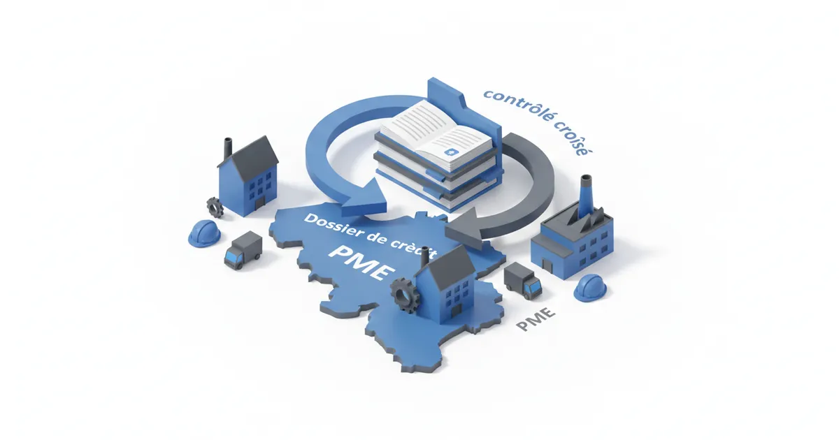 Illustration for Dossier de crédit PME en Belgique : contrôle croisé — Industrie