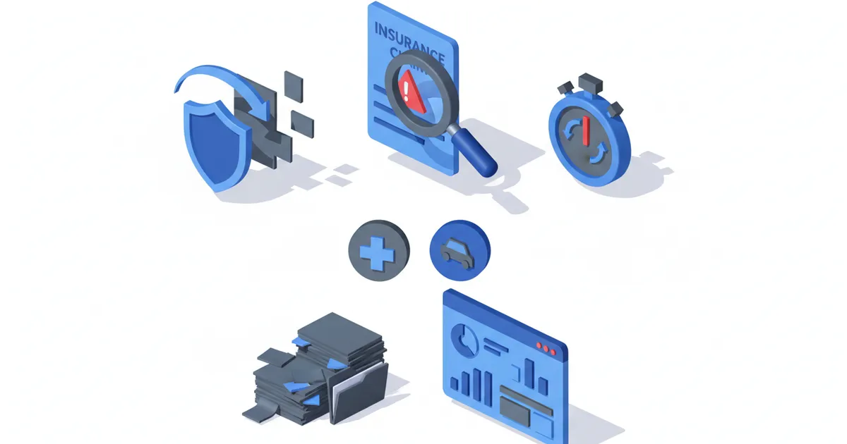 Illustration for Casestudy: een verzekeraar verkort de schadeafhandeling met 12 dagen dankzij CheckFile — Sector