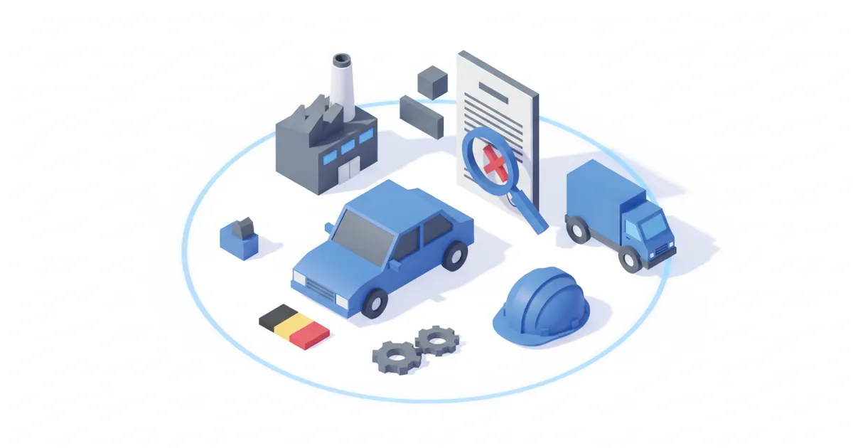 Illustration for Fausse attestation d'assurance auto en Belgique : détection — Industrie