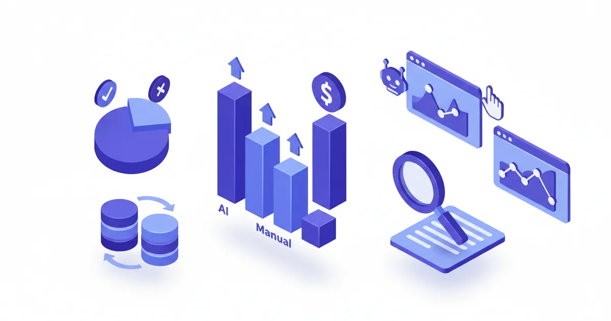 Illustration for IA vs verificación manual de documentos: ROI comparado — Datos
