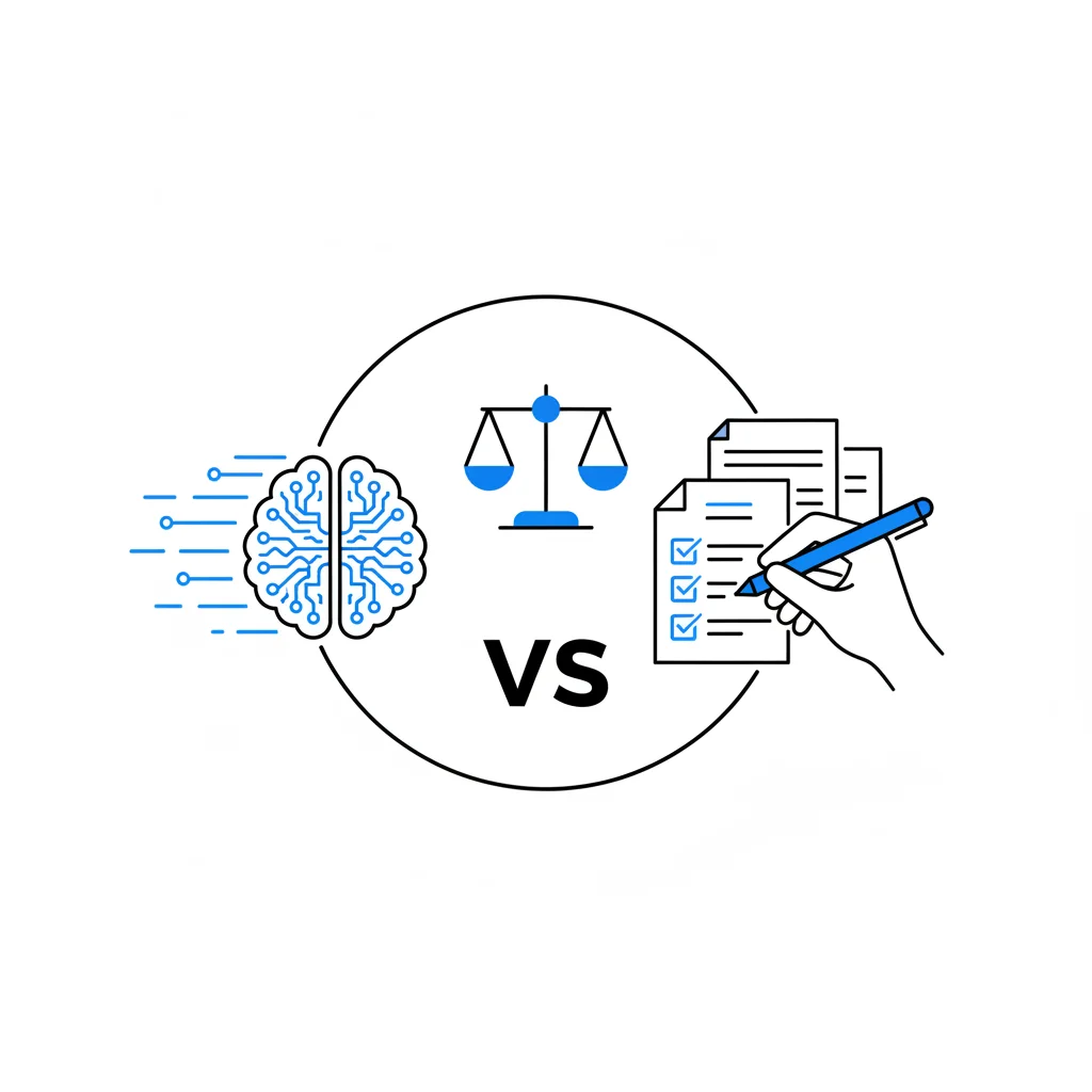 Illustration for AI vs Manual Document Verification: A Data-Driven ROI Comparison โ Data