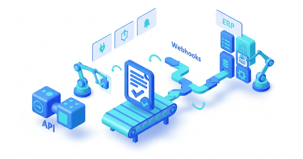 Illustration for Document Validation: API, Webhooks, and ERP โ Automation