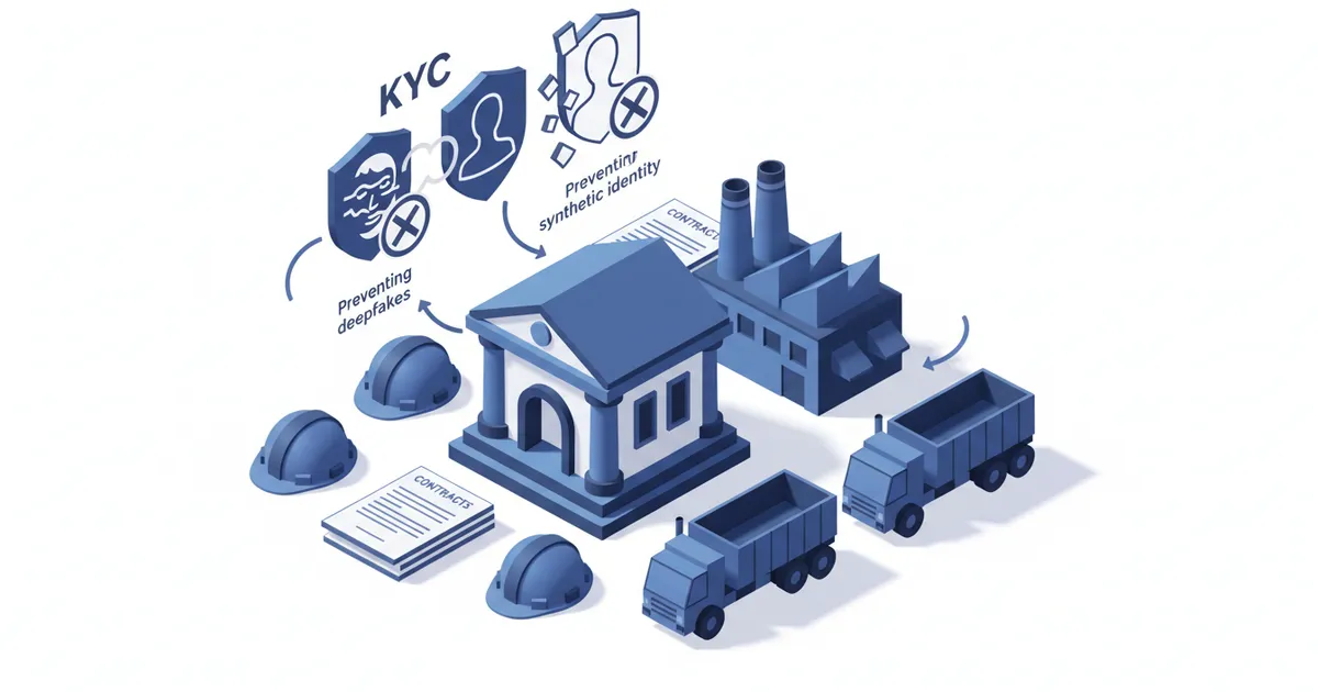 Illustration for KYC na banca de retalho: prevenir deepfakes e identidades sintéticas — Indústria