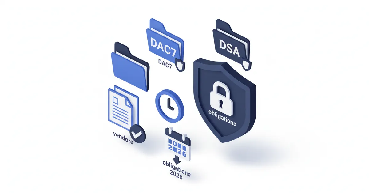 Illustration for KYC voor verkopers op online marktplaatsen: DAC7 en DSA 2026 — Compliance