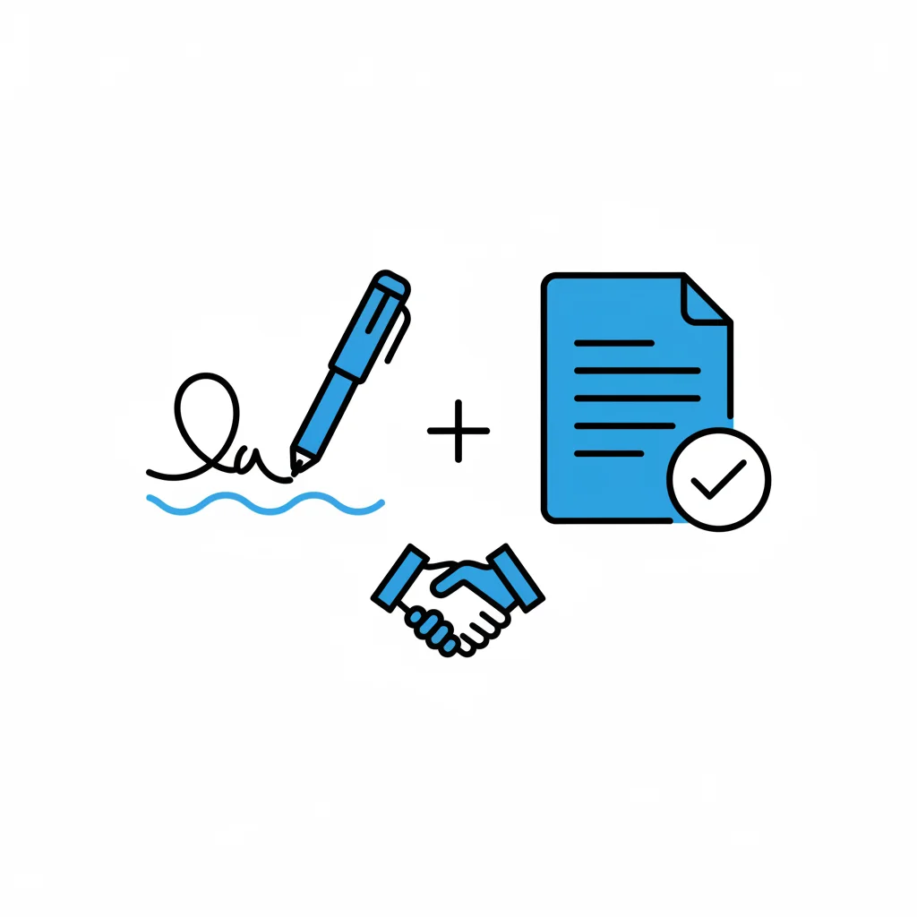 Illustration for Electronic Signature and Document Verification: How They Work Together โ Automation