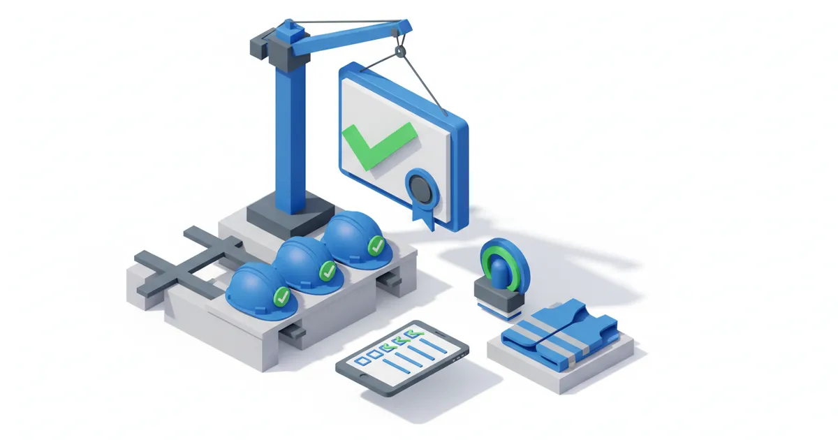 Illustration for Software de conformidade para empreiteiros e construção civil — Indústria