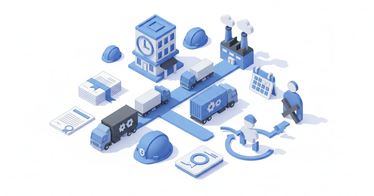 Illustration for Expiration du titre de séjour en Belgique : suivi du droit de travail — Industrie